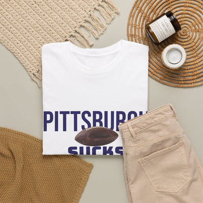 Pittsburgh Sucks T-Shirt in Baltimore Colors