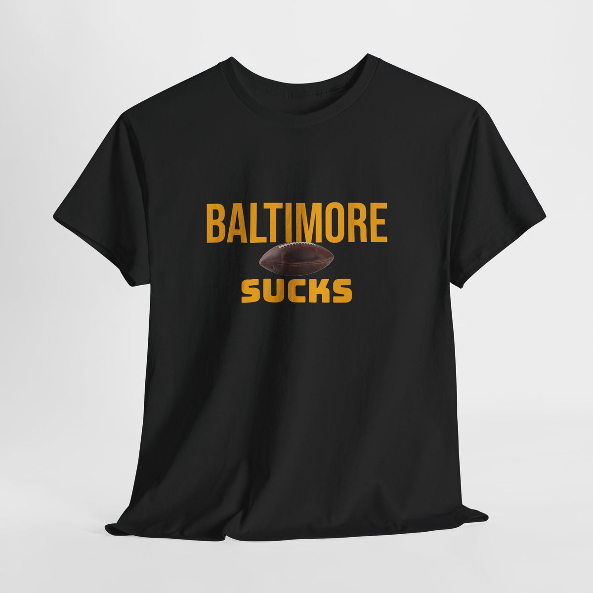 Baltimore Sucks T-Shirt in Pittsburgh Colors