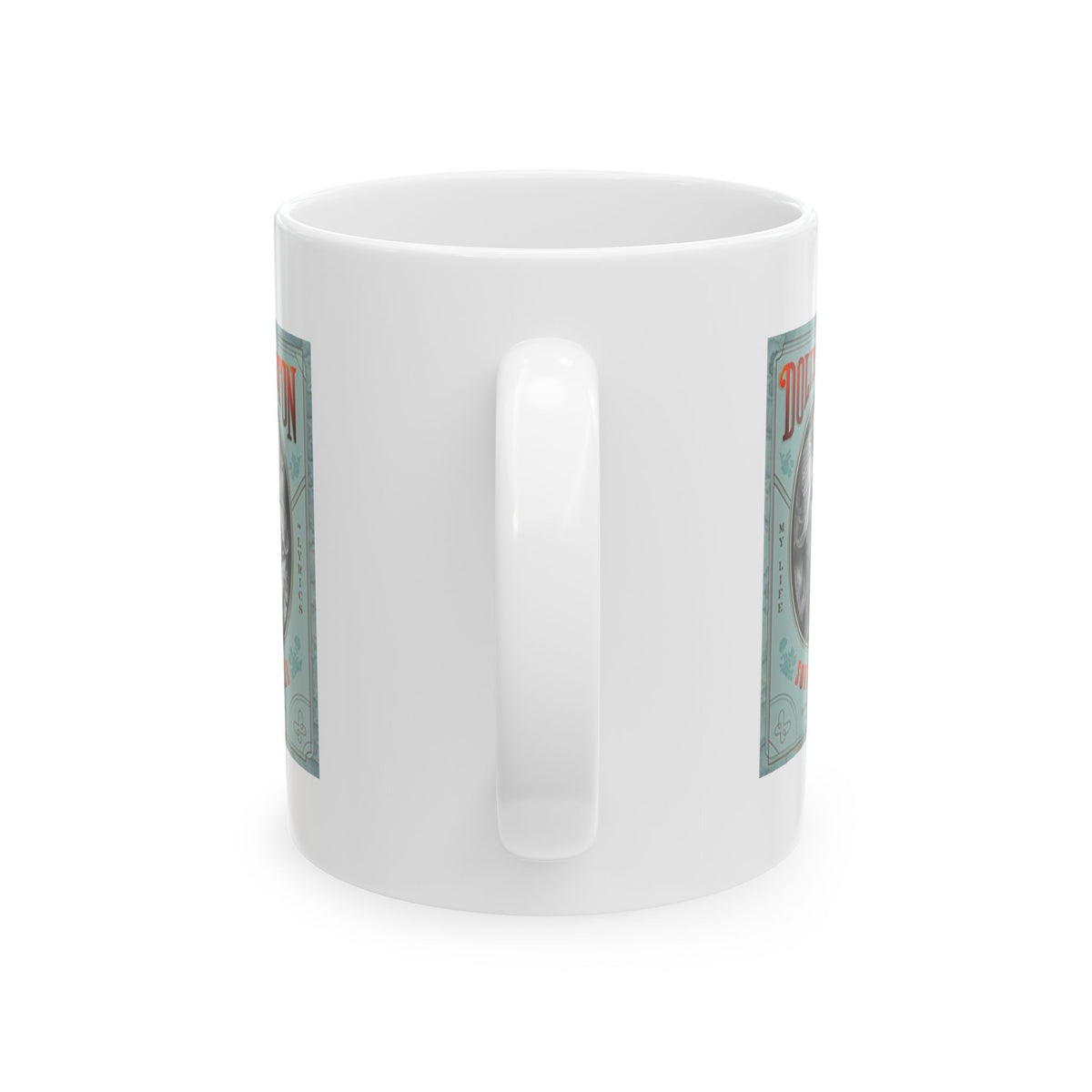 Vintage Dolly Portrait Mug | Retro Poster Coffee Mug