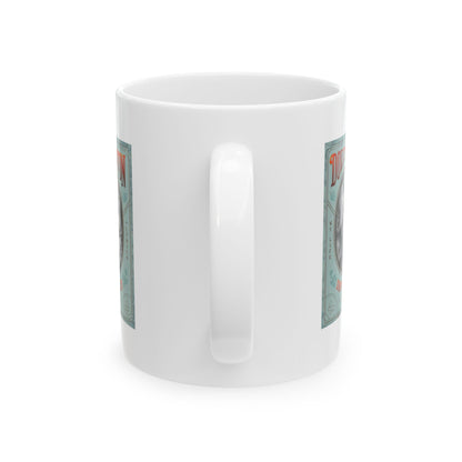Vintage Dolly Portrait Mug | Retro Poster Coffee Mug
