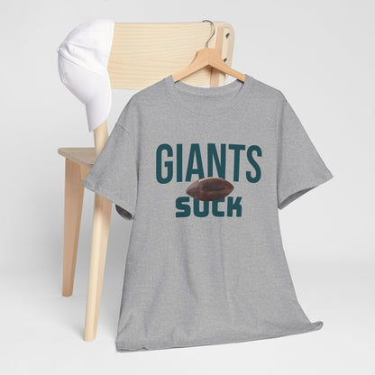 Giants Suck Football T-Shirt in Philly Colors - 3 varieties