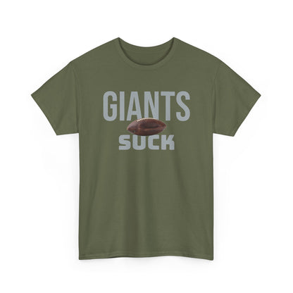Giants Suck Football T-Shirt in Philly Colors - 3 varieties
