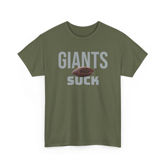 Giants Suck Football T-Shirt in Philly Colors - 3 varieties
