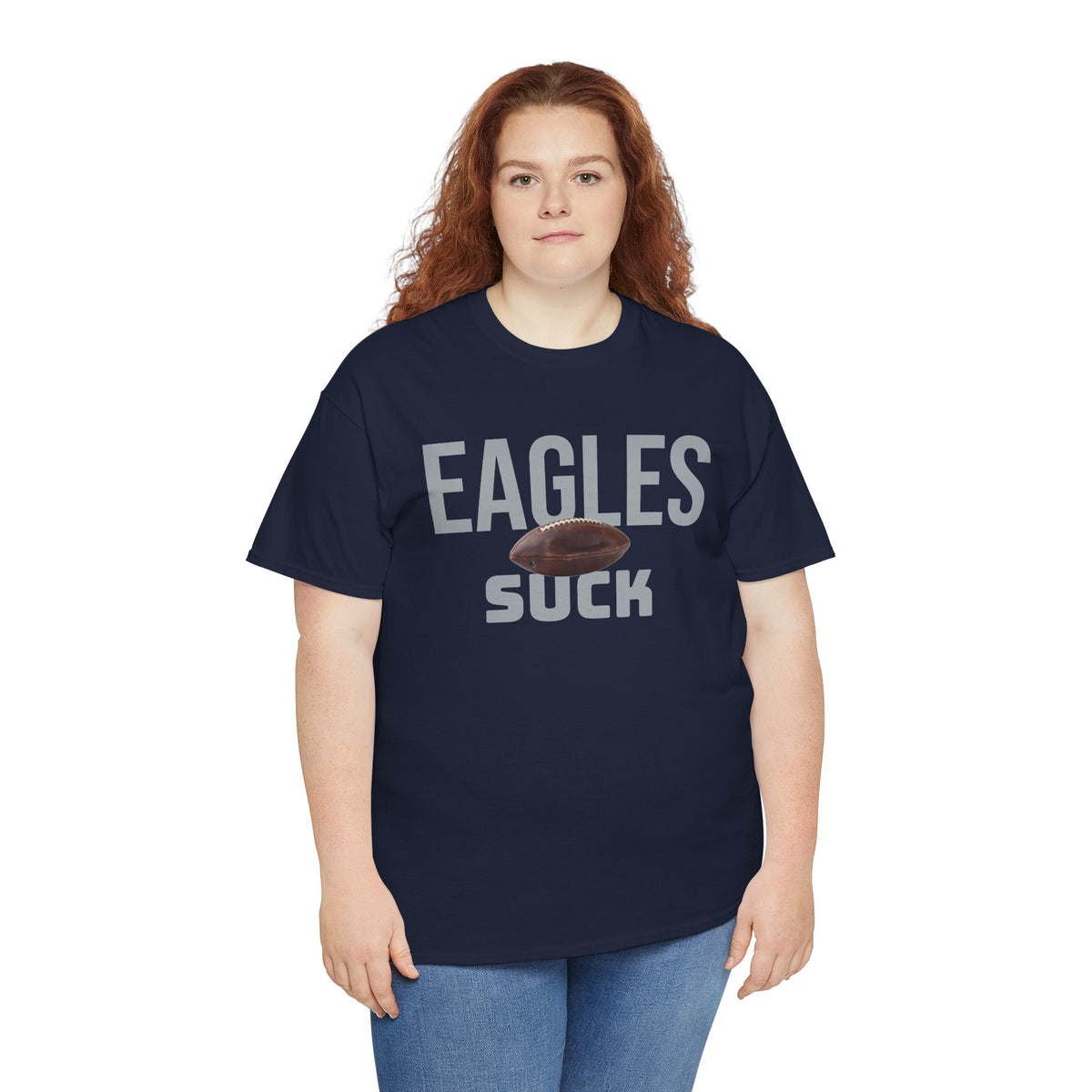 Eagles Suck Football T-Shirt in Dallas Colors - 3 Varieties