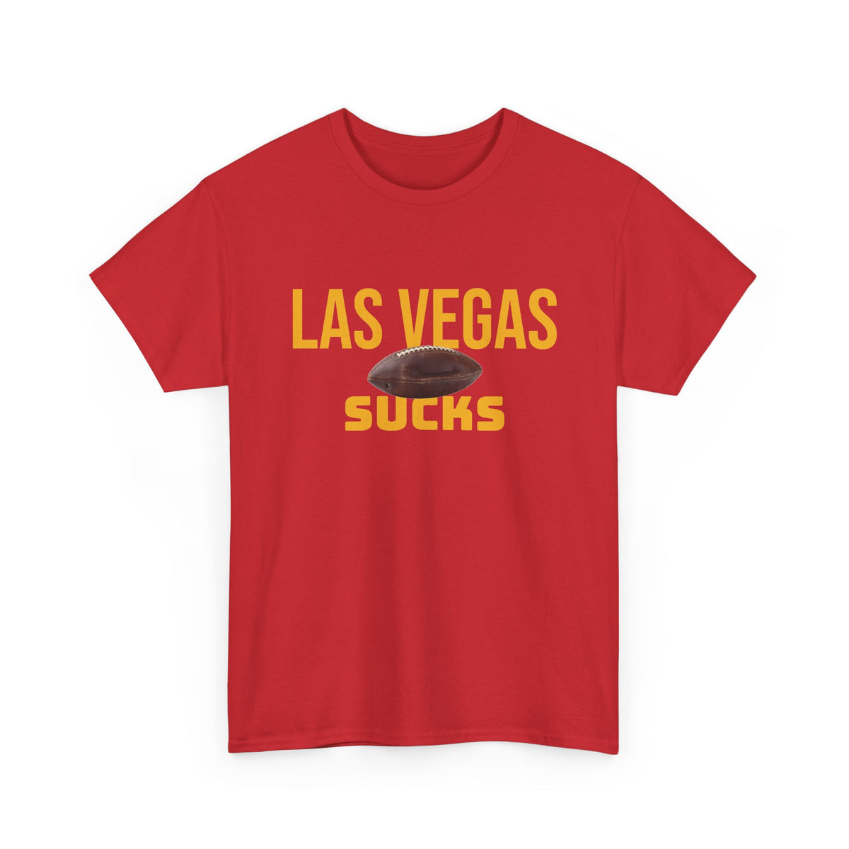 Las Vegas Sucks Football T-Shirt in Chief Colors - 2 varieties