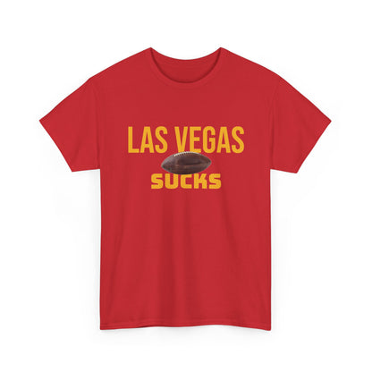 Las Vegas Sucks Football T-Shirt in Chief Colors - 2 varieties