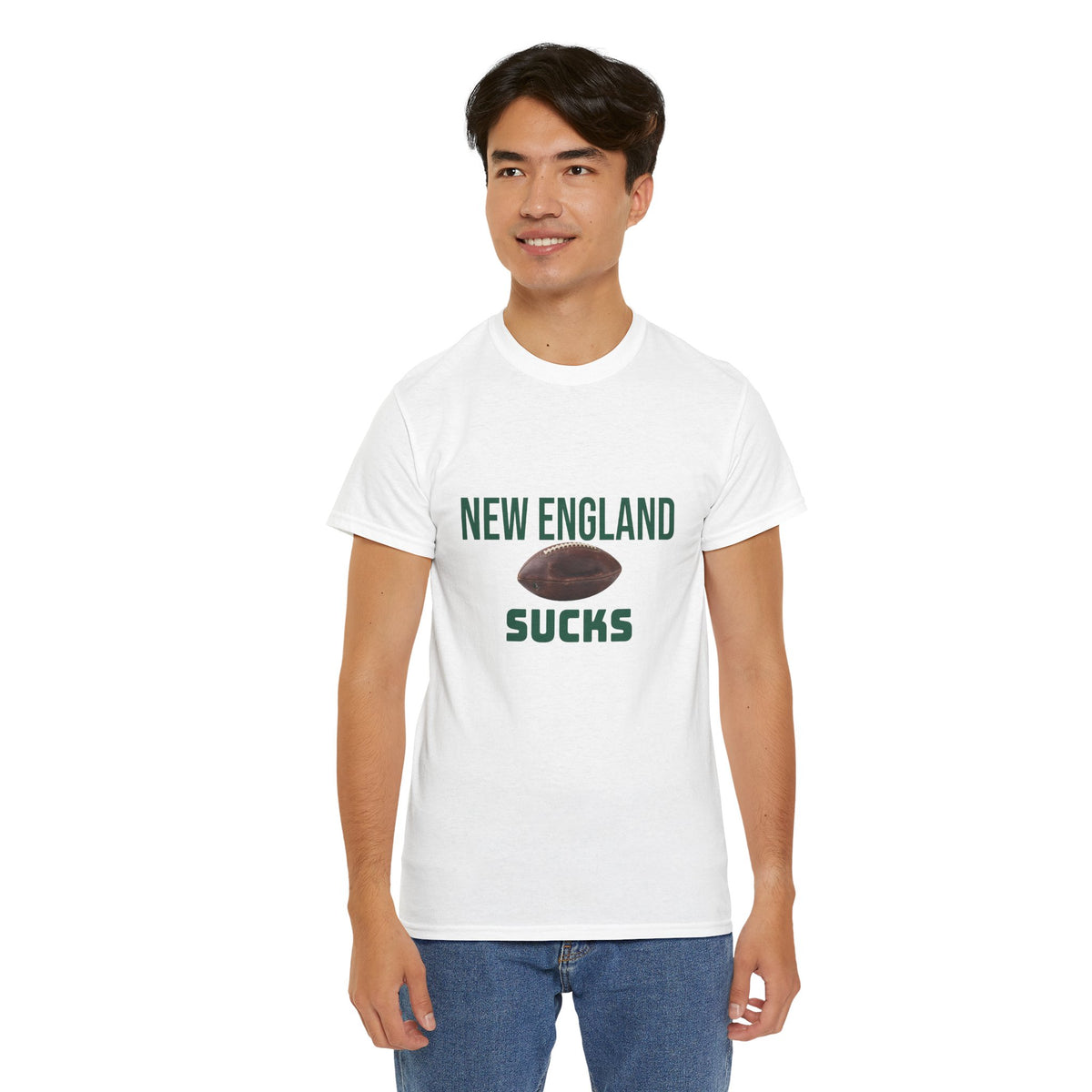 New England Sucks  T-Shirt in Jet Colors