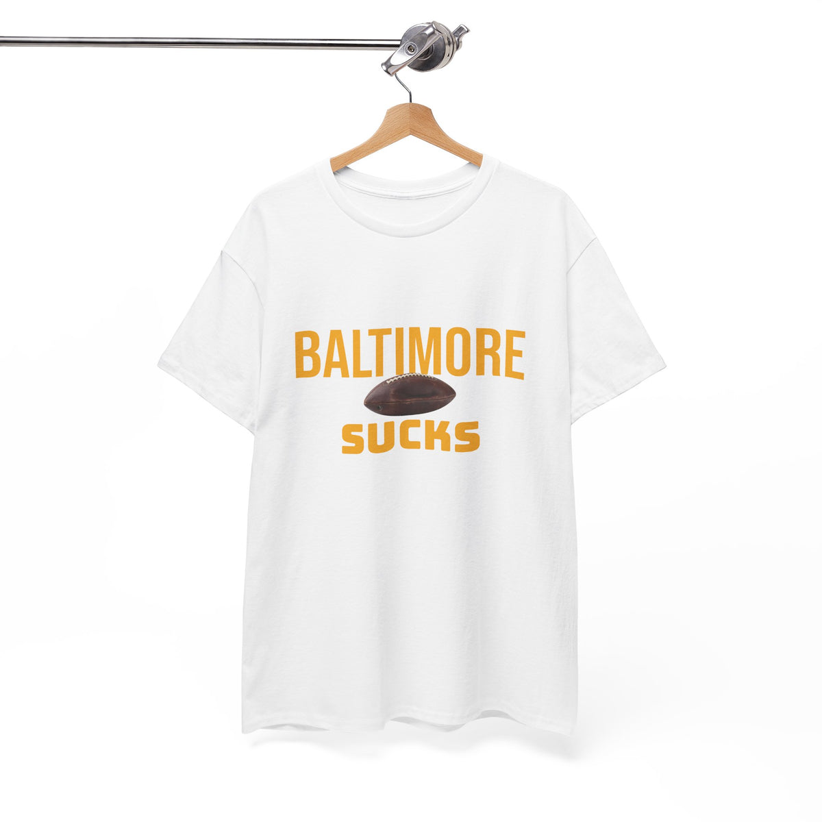 Baltimore Sucks T-Shirt in Pittsburgh Colors