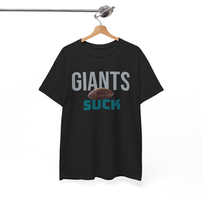 Giants Suck Football T-Shirt in Philly Colors - 3 varieties