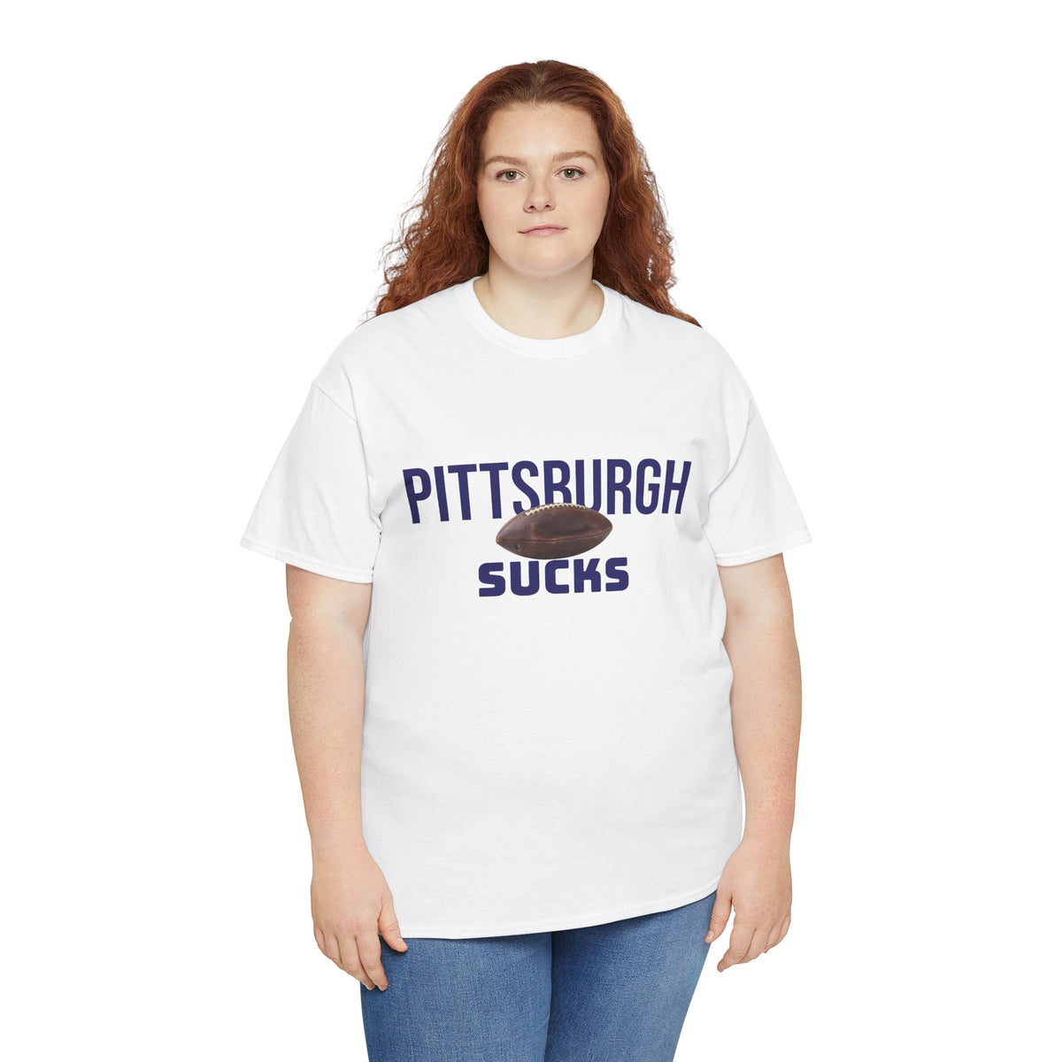 Pittsburgh Sucks T-Shirt in Baltimore Colors