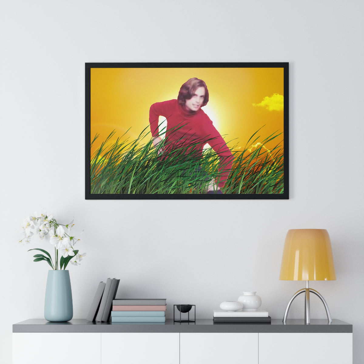 Magic Spencer Premium Framed Horizontal Poster - Matthew Gray Gubler poster