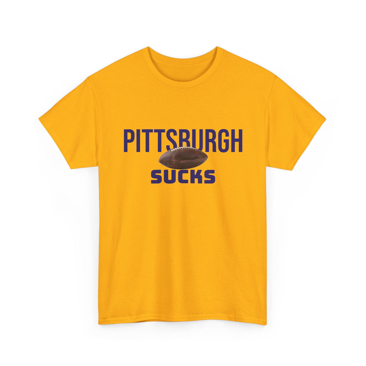 Pittsburgh Sucks T-Shirt in Baltimore Colors