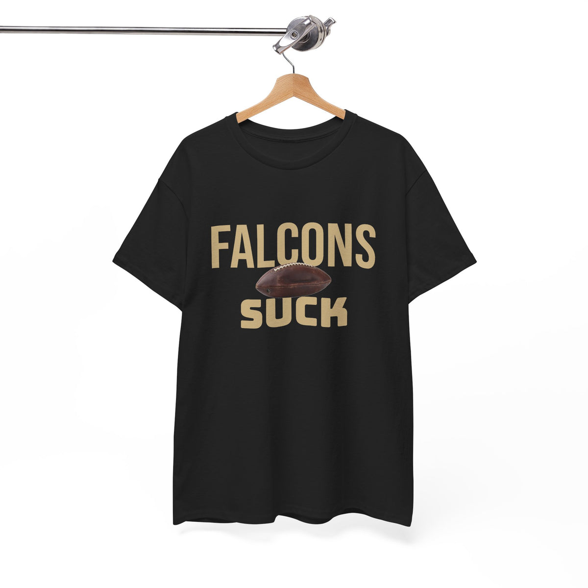 Falcons Suck Football T-Shirt in New Orleans Colors - 3 Varieties