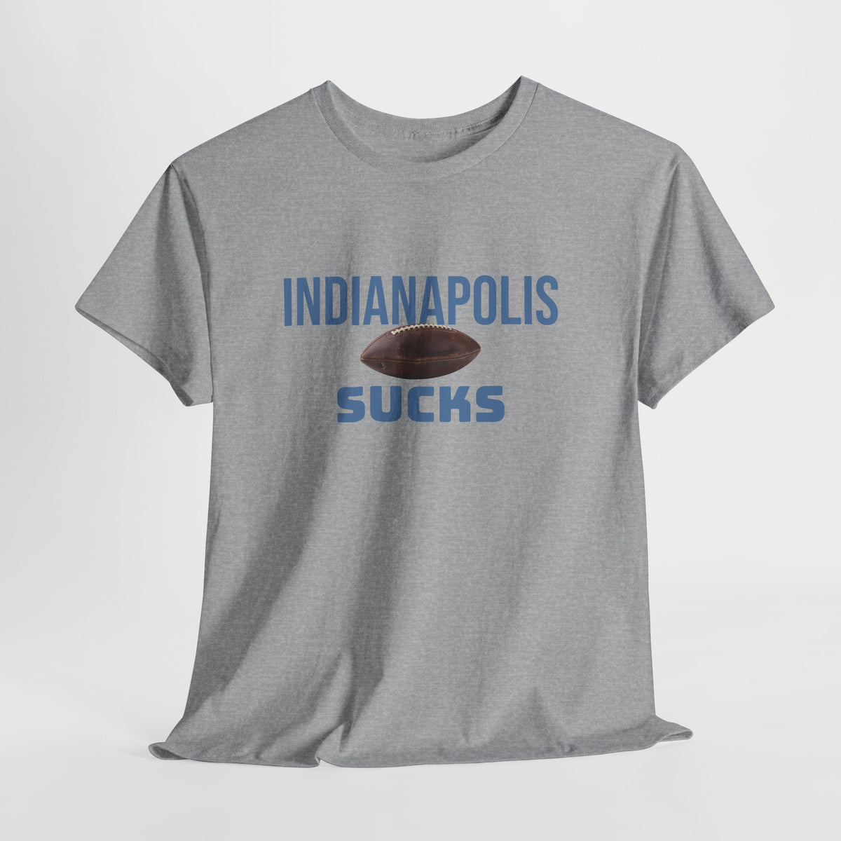 Indianapolis Sucks Football T-Shirt in Tennessee Colors