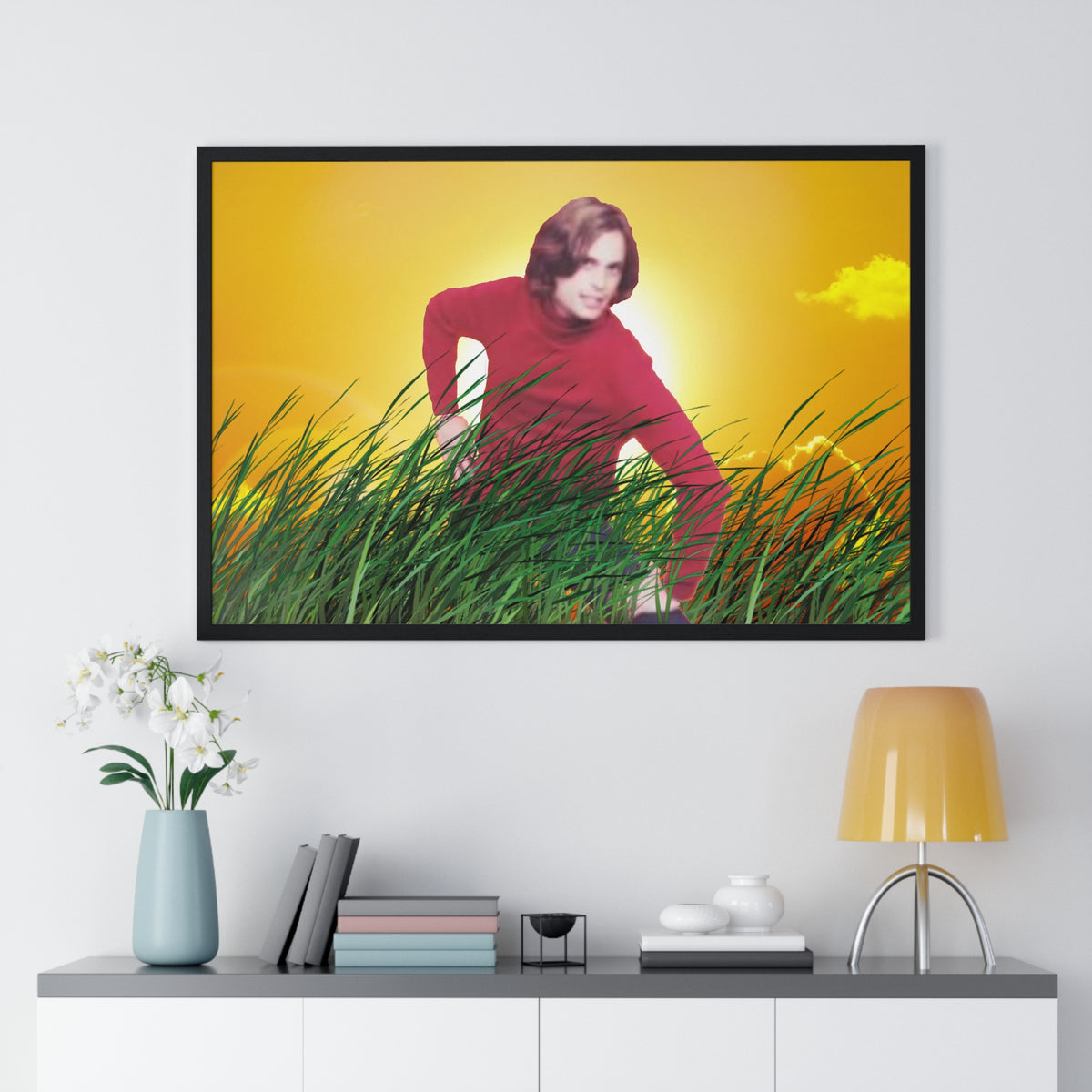 Magic Spencer Premium Framed Horizontal Poster - Matthew Gray Gubler poster