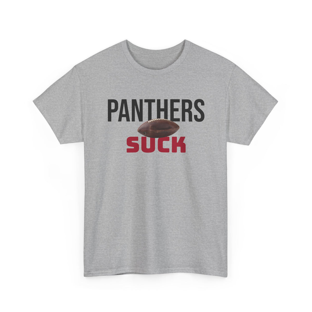 Panthers Suck Football T-Shirt in Atlanta Colors - 4 varieties