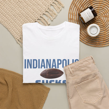 Jacksonville Sucks Football T-Shirt in Tennessee Colors