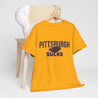 Pittsburgh Sucks T-Shirt in Baltimore Colors