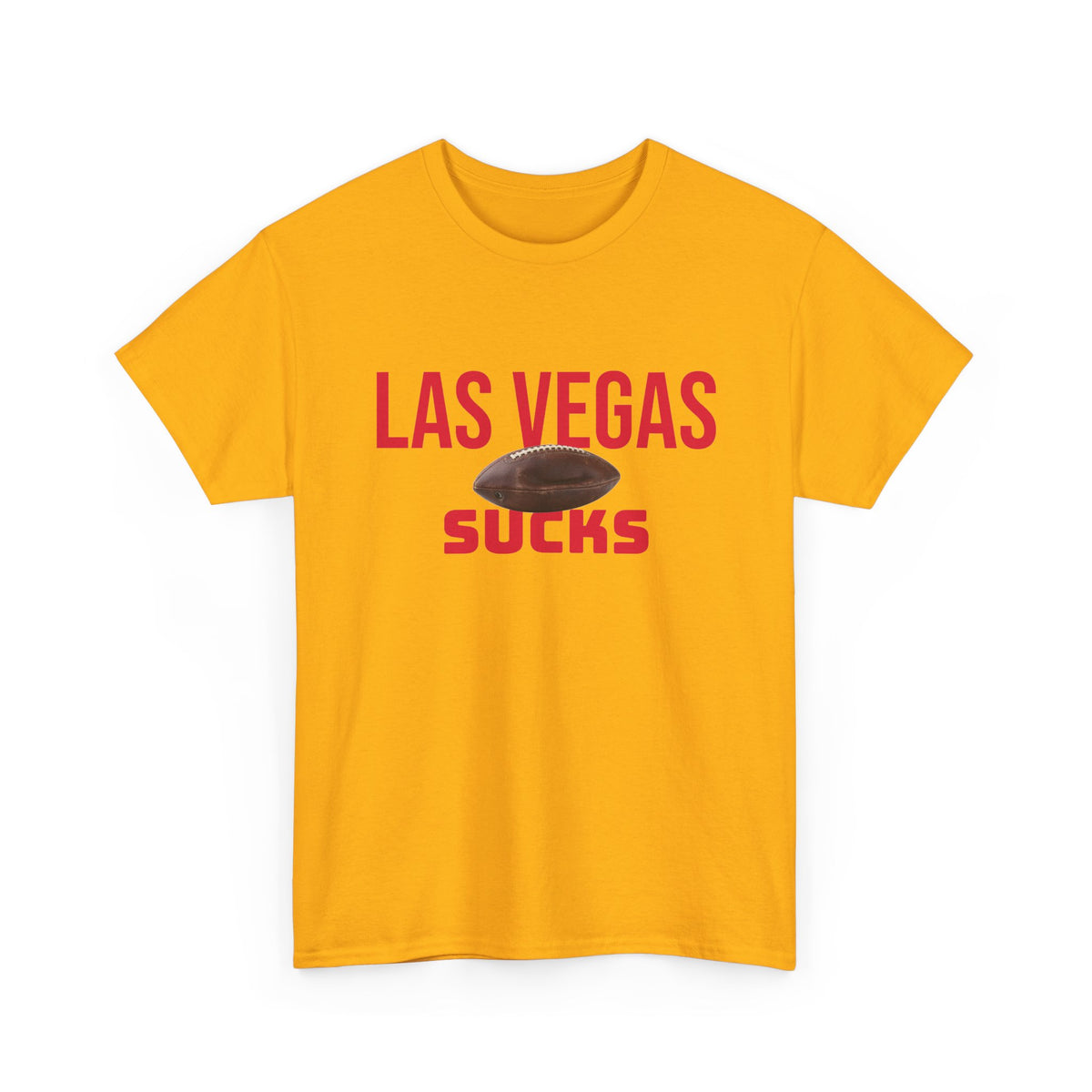 Las Vegas Sucks Football T-Shirt in Chief Colors - 2 varieties