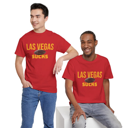 Las Vegas Sucks Football T-Shirt in Chief Colors - 2 varieties