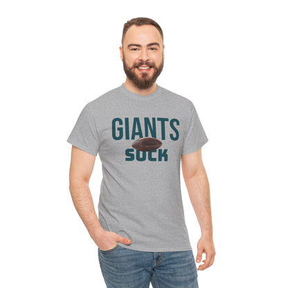 Giants Suck Football T-Shirt in Philly Colors - 3 varieties