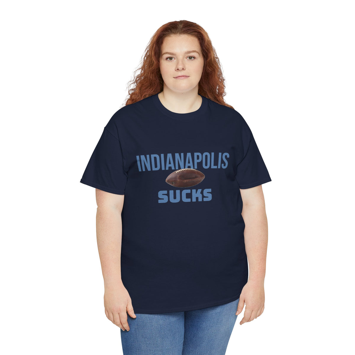 Jacksonville Sucks Football T-Shirt in Tennessee Colors