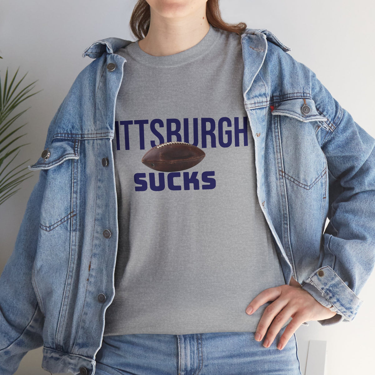 Pittsburgh Sucks T-Shirt in Baltimore Colors