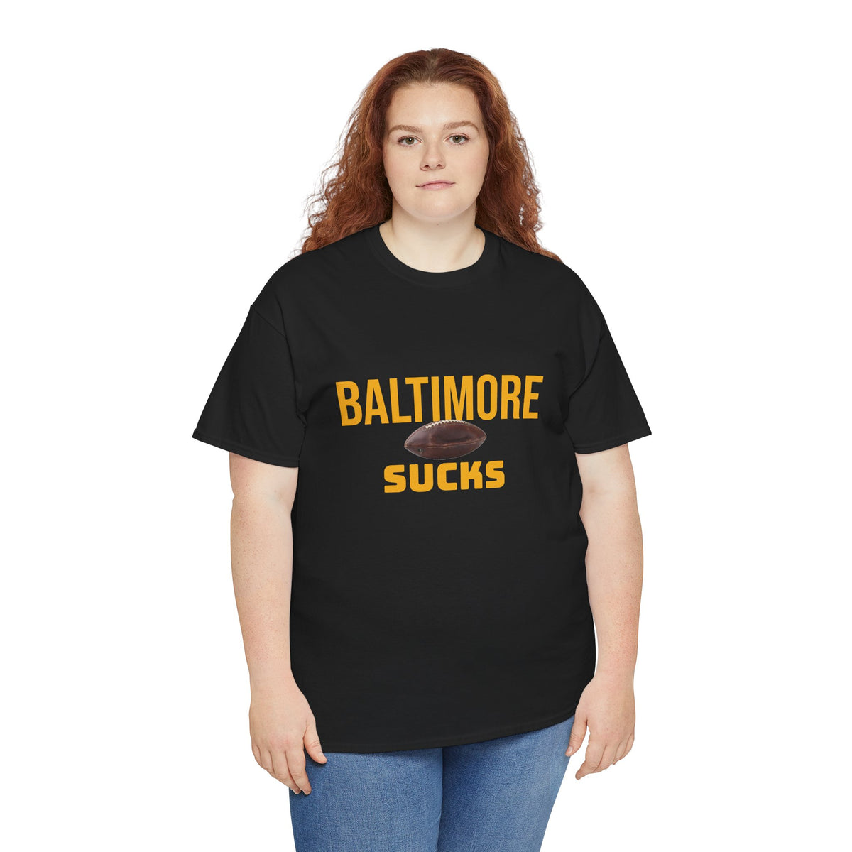 Baltimore Sucks T-Shirt in Pittsburgh Colors
