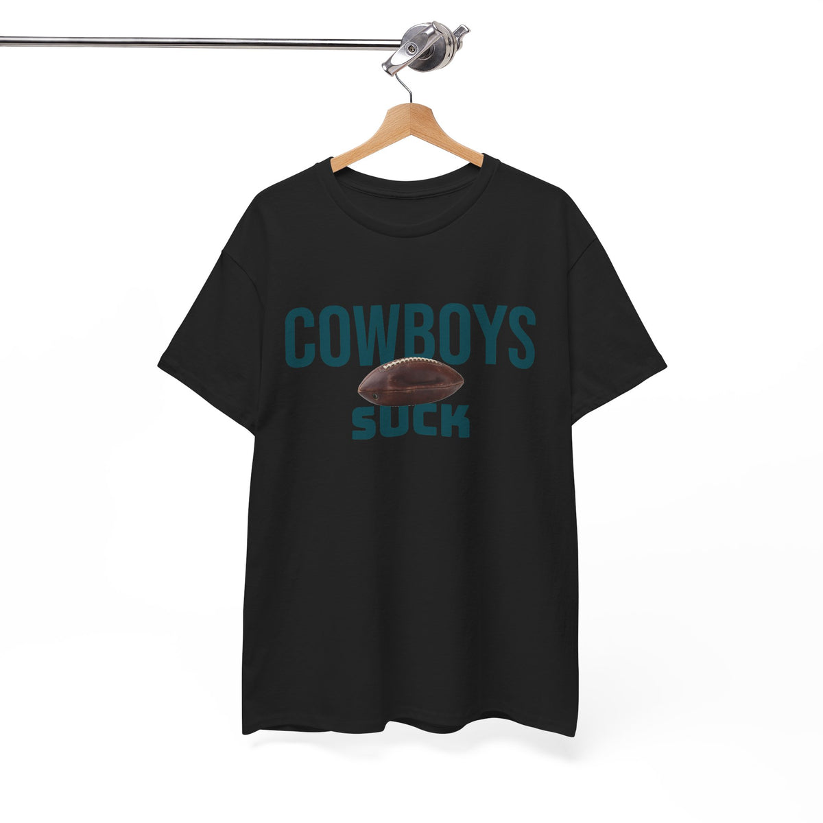 Cowboys Suck Football T-Shirt in Philly Colors