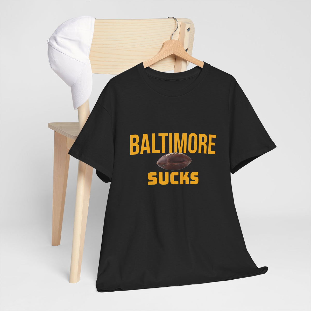Baltimore Sucks T-Shirt in Pittsburgh Colors