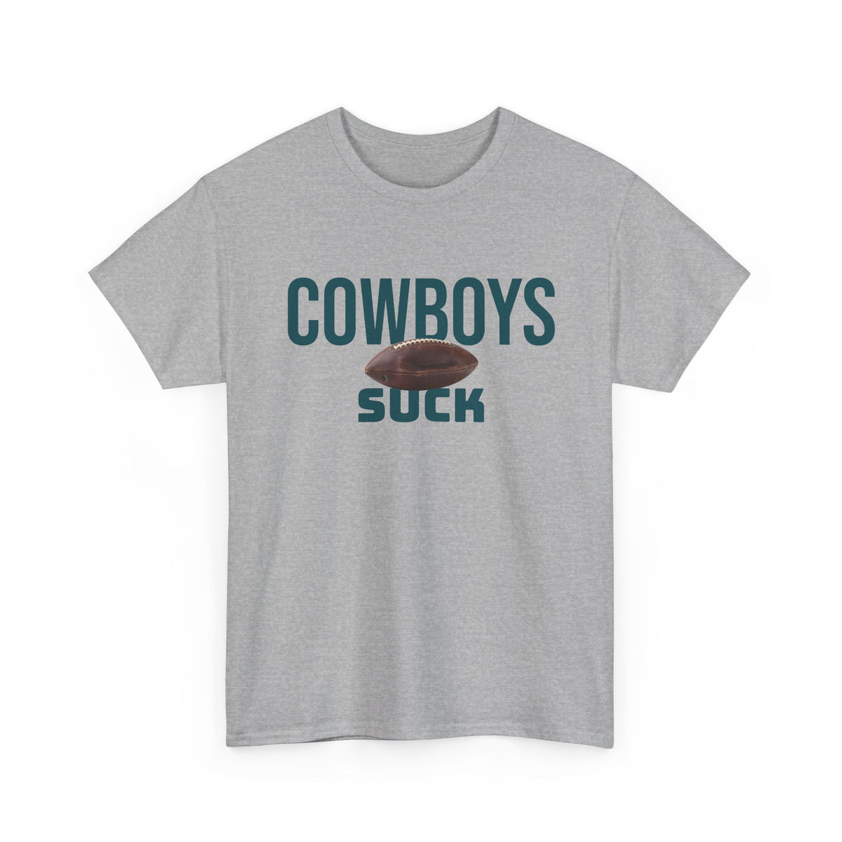 Cowboys Suck Football T-Shirt in Philly Colors
