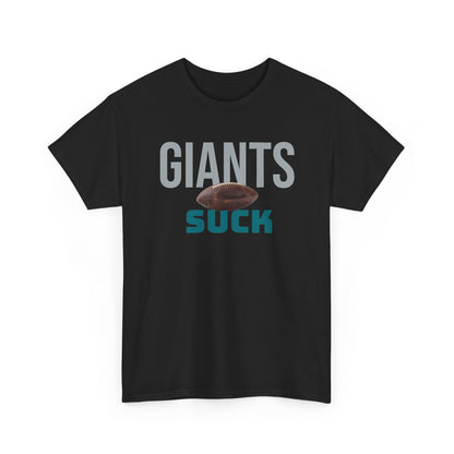 Giants Suck Football T-Shirt in Philly Colors - 3 varieties
