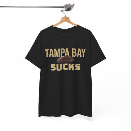 Tampa Bay Sucks Football T-Shirt in New Orleans Colors - 3 Varieties