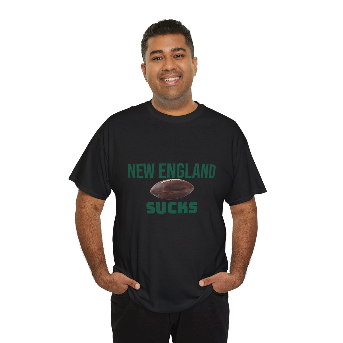 New England Sucks  T-Shirt in Jet Colors
