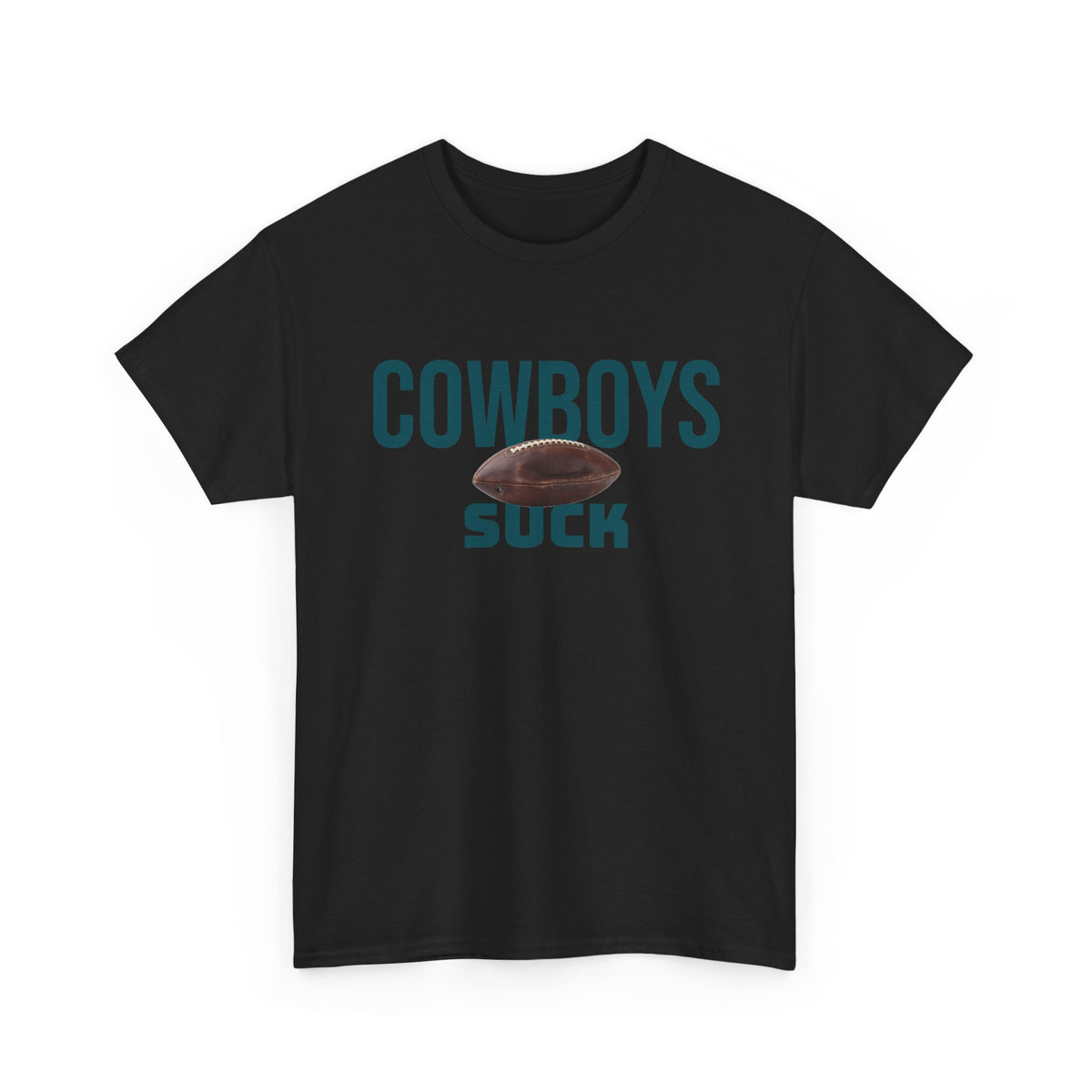 Cowboys Suck Football T-Shirt in Philly Colors