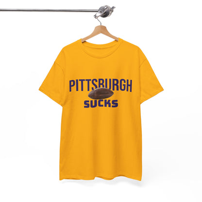 Pittsburgh Sucks T-Shirt in Baltimore Colors