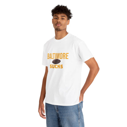 Baltimore Sucks T-Shirt in Pittsburgh Colors