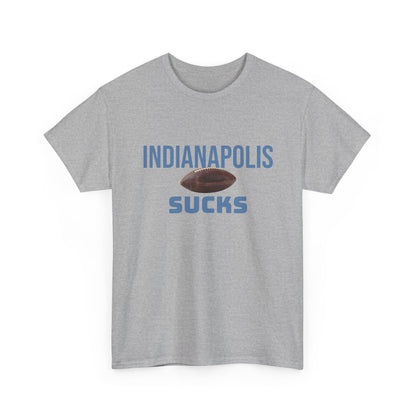 Indianapolis Sucks Football T-Shirt in Tennessee Colors