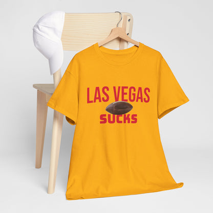 Las Vegas Sucks Football T-Shirt in Chief Colors - 2 varieties