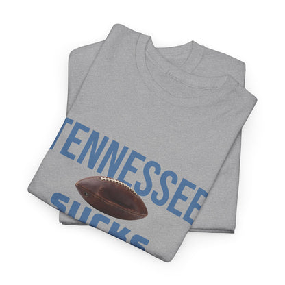 Tennessee Sucks Football T-Shirt in Indianapolis Colors
