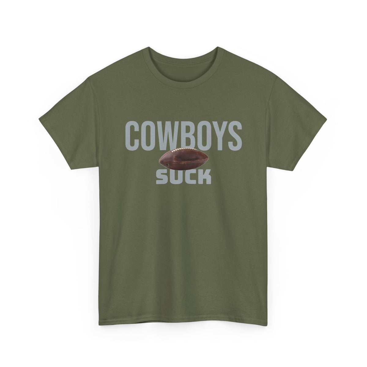 Cowboys Suck Football T-Shirt in Philly Colors