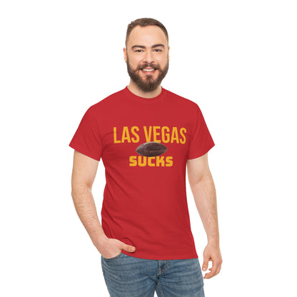Las Vegas Sucks Football T-Shirt in Chief Colors - 2 varieties