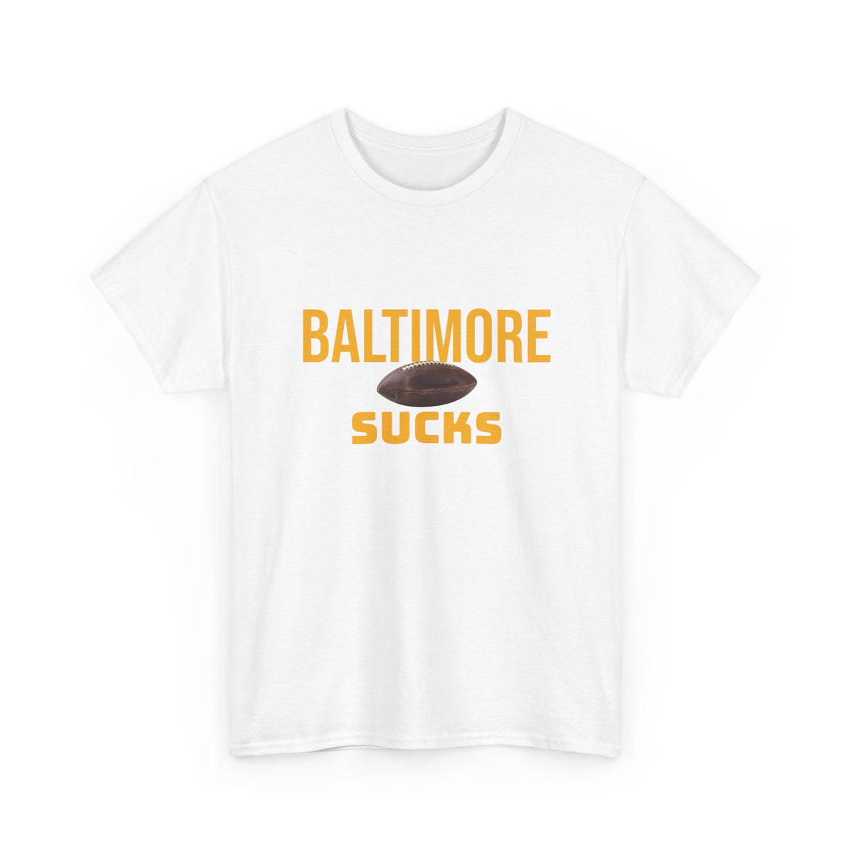 Baltimore Sucks T-Shirt in Pittsburgh Colors