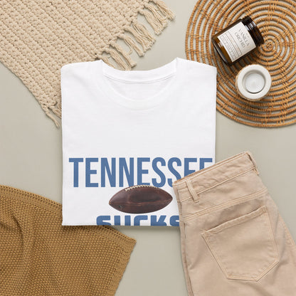 Tennessee Sucks Football T-Shirt in Indianapolis Colors