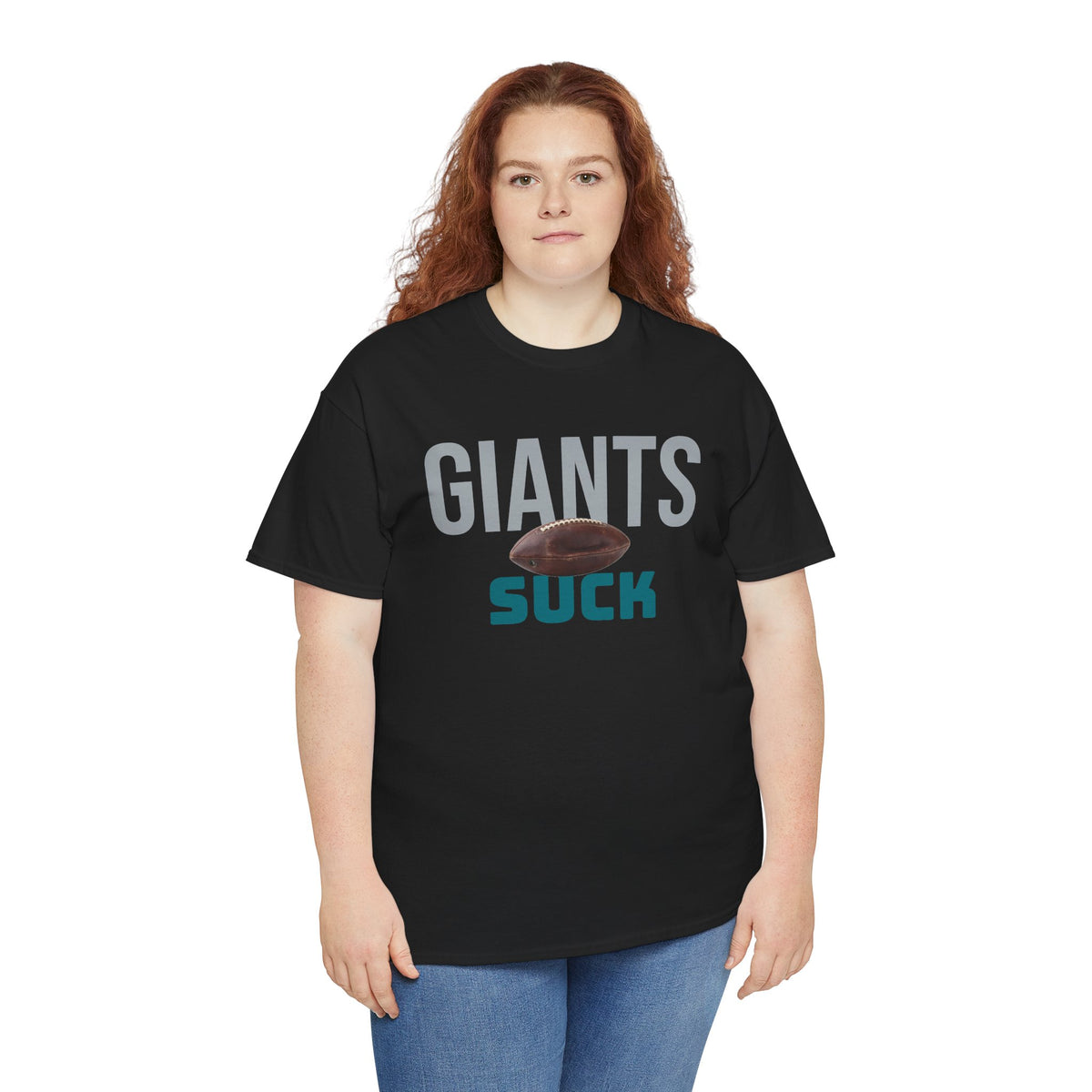 Giants Suck Football T-Shirt in Philly Colors - 3 varieties