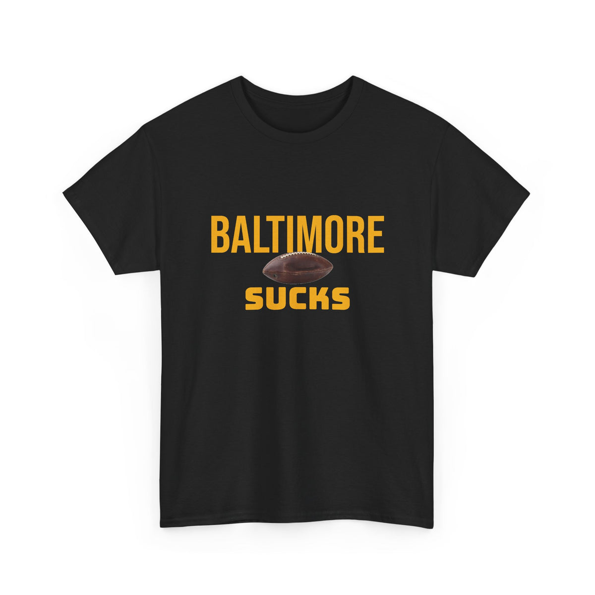 Baltimore Sucks T-Shirt in Pittsburgh Colors