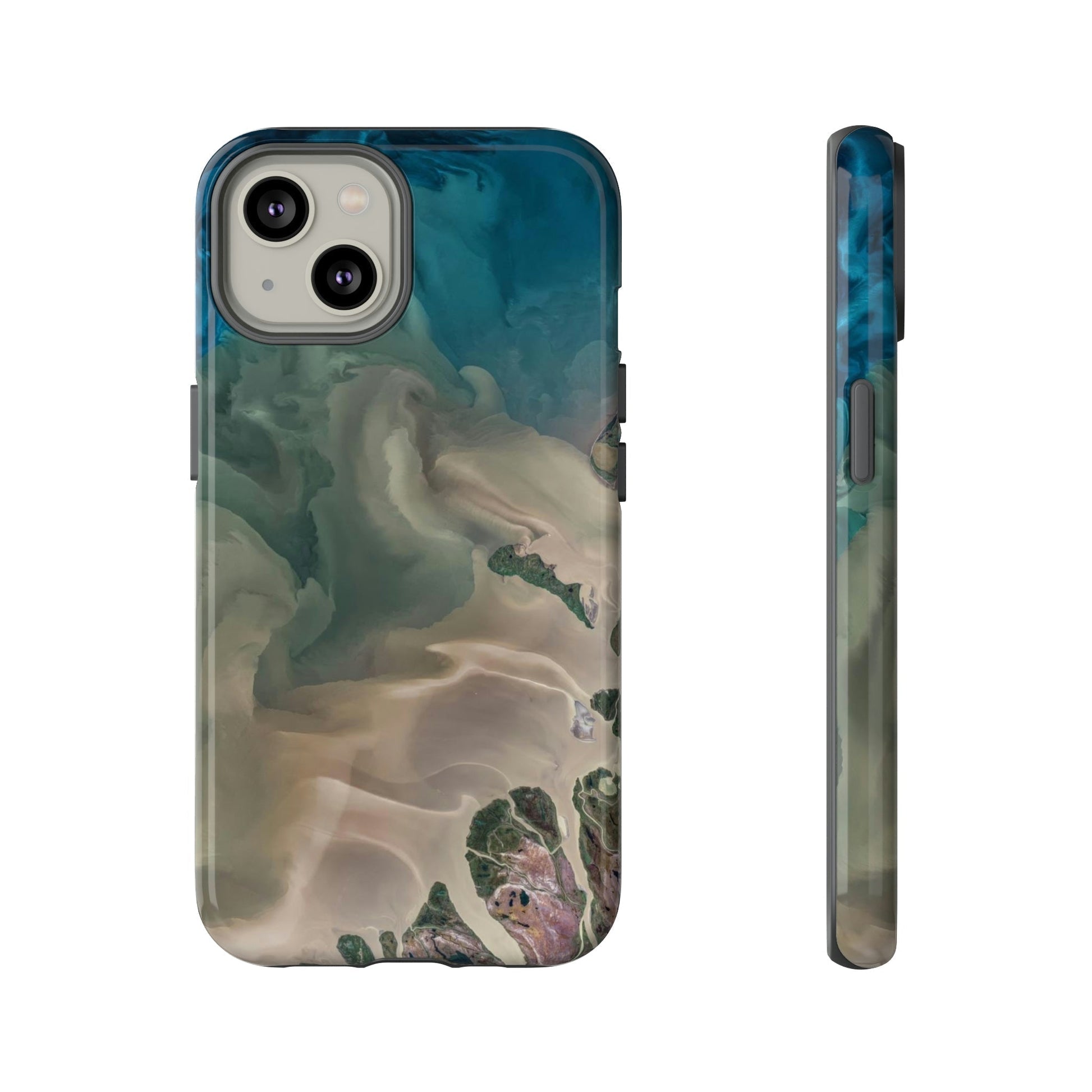 Phone Case-AGATE WASH | Tough-iPhone 14-Glossy-PhoneCaseBoss-Phone-Best-Phone-Cases