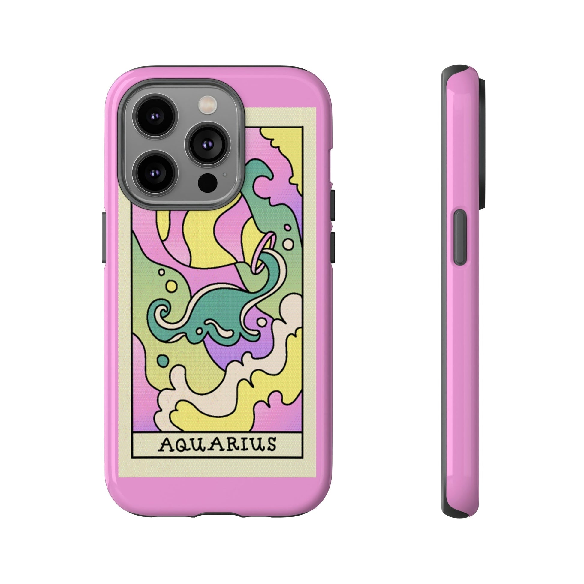 Phone Case-AQUARIUS | Tough-iPhone 14 Pro-Glossy-PhoneCaseBoss-Phone-Best-Phone-Cases