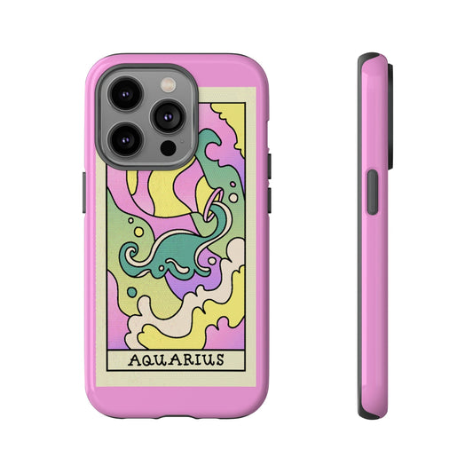 Phone Case-AQUARIUS | Tough-iPhone 14 Pro-Glossy-PhoneCaseBoss-Phone-Best-Phone-Cases