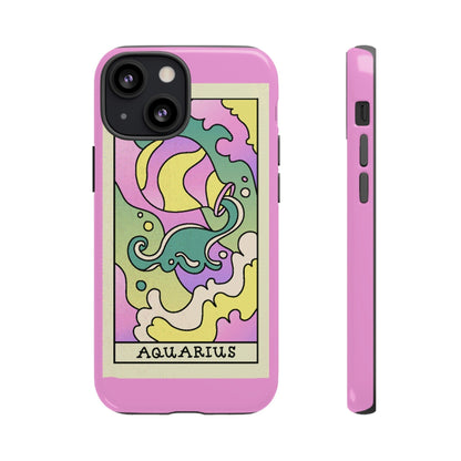 Phone Case-AQUARIUS | Tough-iPhone 13 Mini-Glossy-PhoneCaseBoss-Phone-Best-Phone-Cases